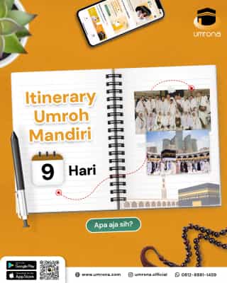 Thumbnail - Itinerary Umroh Mandiri 9 Hari Rute Jeddah Makkah Dan Madinah